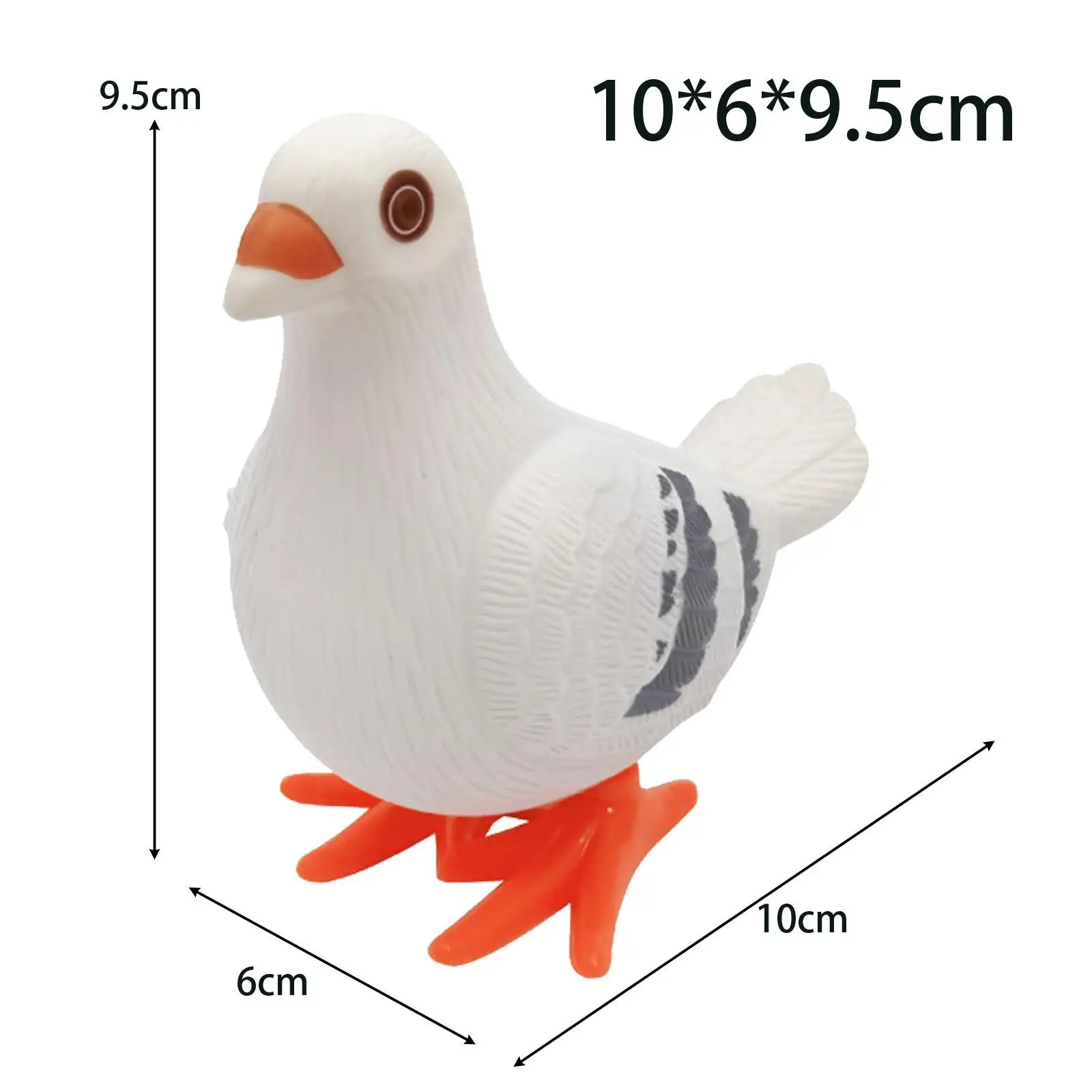 Pigeon Wind up Toys pour enfants, Remplisseurs de sac Goody, Ornement, Faveurs de fête, Jumping Dove Clockwork, Mini Pigeon Toys, Garçons, Bol, Enfants