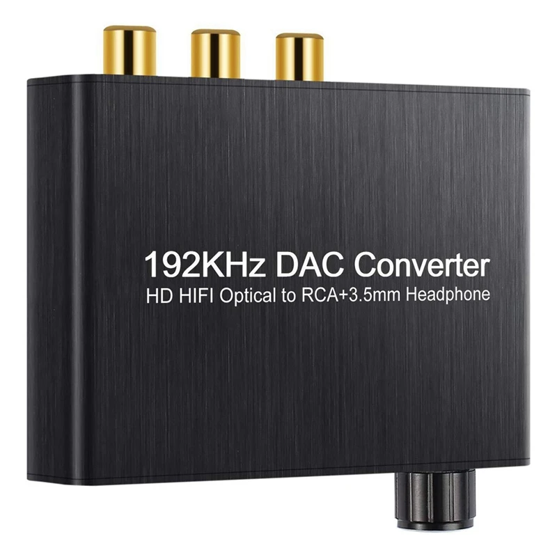 192Khz DAC Converter Digital To Analog Converter With Headphone Amplifier Built-In Bluetooth Receiver Music Player Easy Install