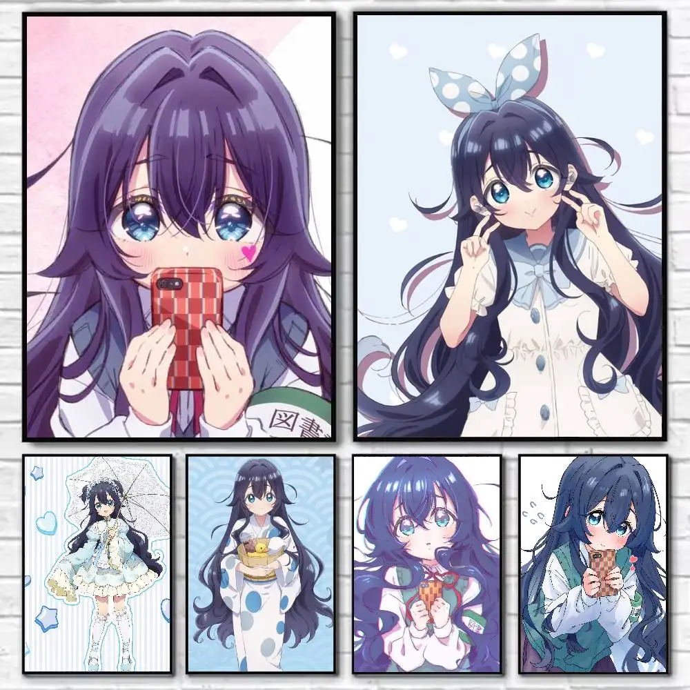 Anime S-Shizuka Yoshimoto  Poster Self-adhesive Art Waterproof Paper Sticker Coffee House Bar Room Wall Decor
