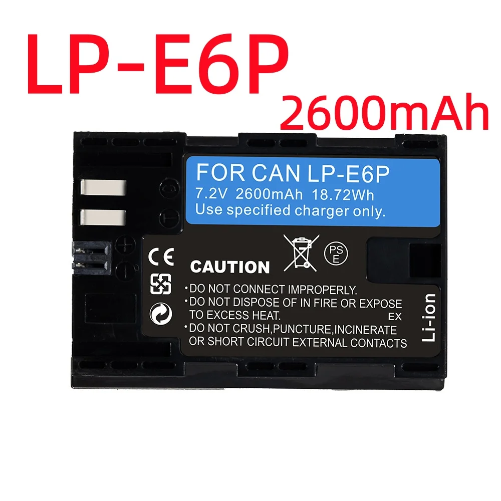 2600Mah LP-E6P Lp E… - image
