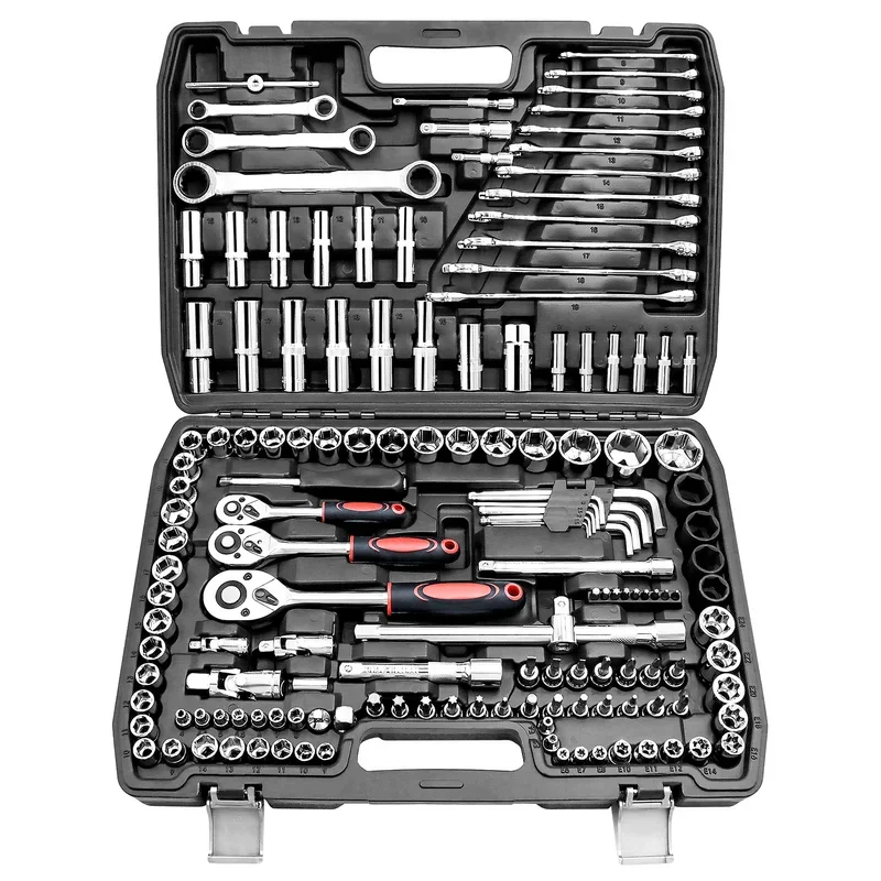 151/398/418 PCs drill bit set drill bits screwdriver bit set case with drawer, bit set drilling screw driving metal wood masonry