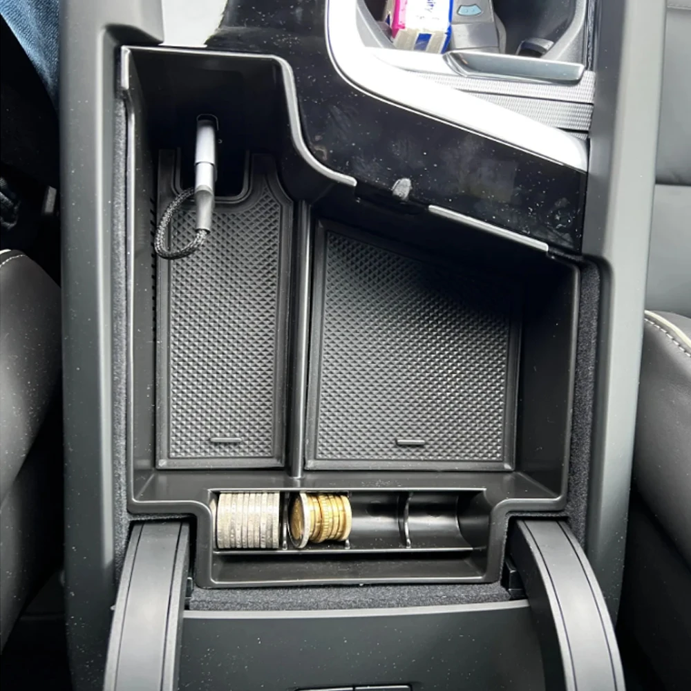 For Volvo xc90 xc60 s90 v90 s60 2017 -2024 Car Armrest Storage Plate Box Container Holder Tray car accessories