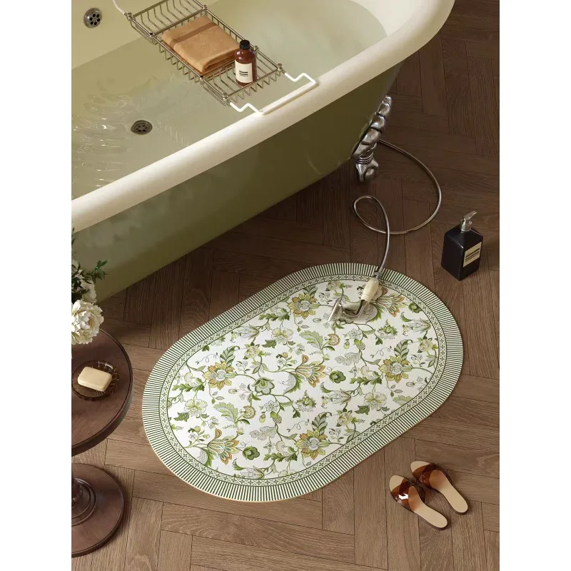 Bathroom absorbent diatom mud toilet  doormat toilet toilet floor mat toilet carpet