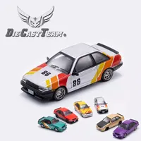 DCT 1/64 Toyota Corolla Levin AE86 Car Alloy Toys Motor Vehicle Diecast Metal Model Kids Xmas Gift Toys for Boys