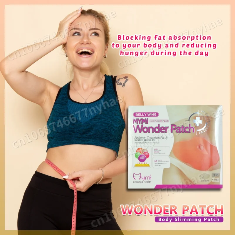 Rapide 30kg MYMI Korea Slimming Patches Weight Loss Burning Fat Wonder Patch Beauty Health Anti Cellulite Detox Caliper Body Fat