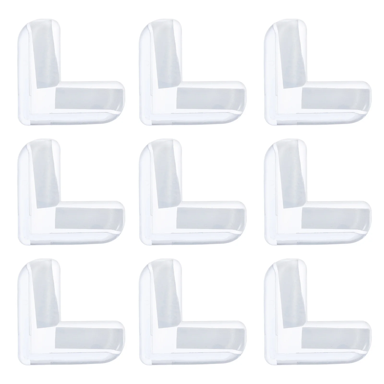 20Pcs Safety Corner Guards Transparent Durable PVC Baby Proofing Edge Protectors Table Furniture Corner Covers