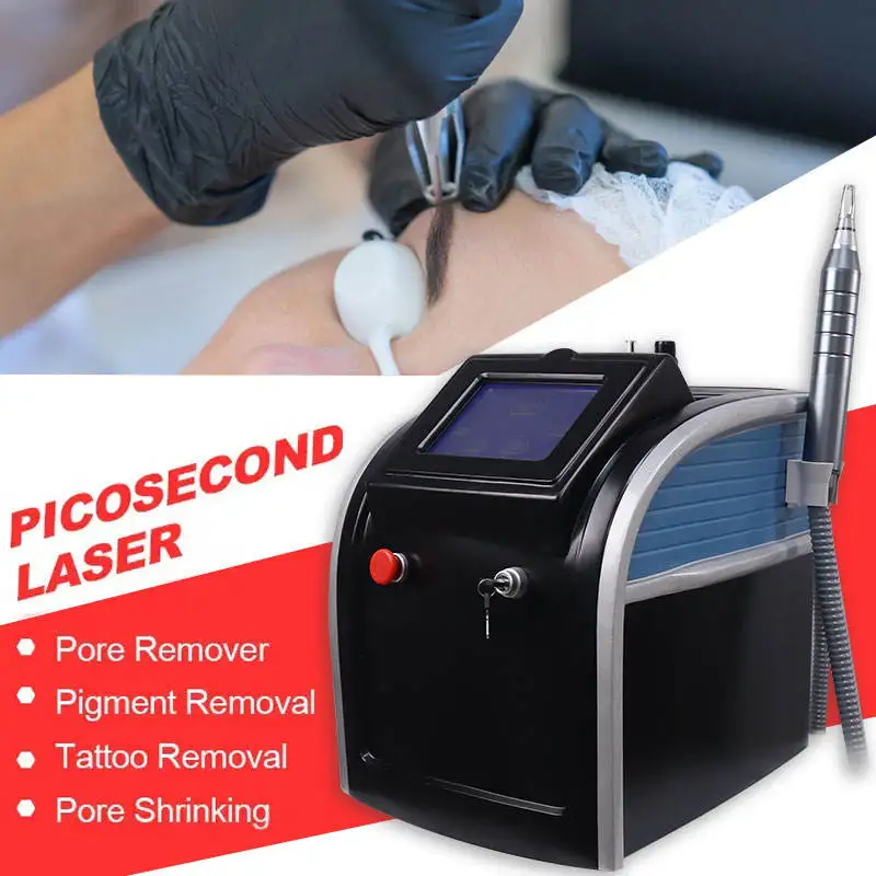 Newest Tattoo Removal Beauty Machine Portable Laser Pico 755 1064 532nm Hive Picosecond Skin Rejuvenation