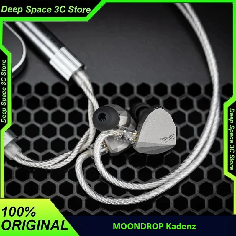 MOONDROP Kadenz écouteurs intra-auriculaires HiFi pilote dynamique câble filaire 0.78mm adaptateur USB-C et LT prise 4.4mm pour la musique Audio Portable