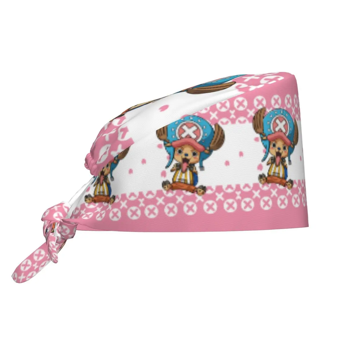 

One P-Pieces Tonys Choppers Breathable Nursing Work Cap Surgical Scrub Cap Unisex Nurse Medical Cap Cartoon Deer Work Scrubs Hat