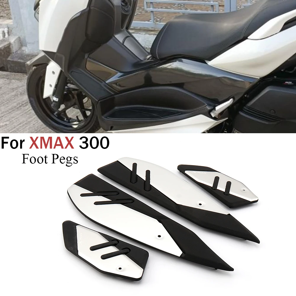 

For YAMAHA XMAX300 X-max 300 2023 2024 Motorcycle Foot Pegs Pad Pedal Rests Footpegs Footrest