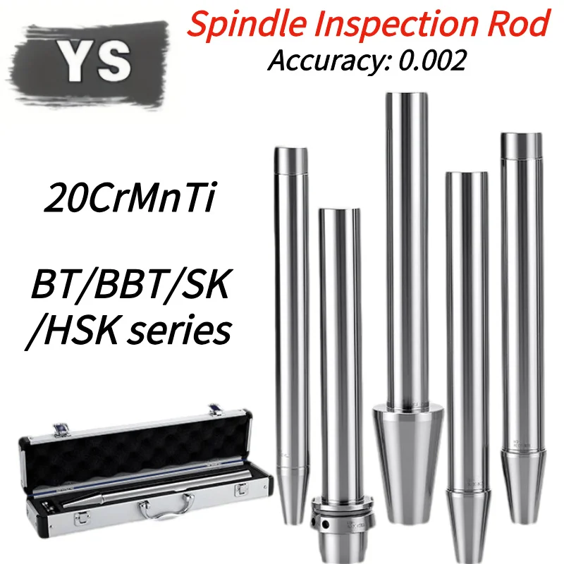 

CNC BT30 BT40 BT50 Inspection Rod SK40 SK50 HSK63A HSK63F HSK100A Spindle Test Rod 7:24 Taper Spindle Tool Holder Turning Tool