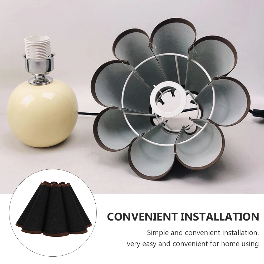 

Creative Foldable Petal Lamp Cover Practical Safe Light Bulb Cover for Cozy Warm Corner Home Decor Lamp Shade Light Accessory