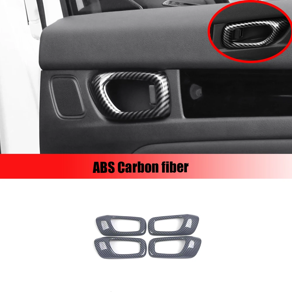 For Honda Civic 11th Gen 2022 2023 carbon red Car inner door Bowl protector frame Panel Cover Trim Garnish Styling Accessories