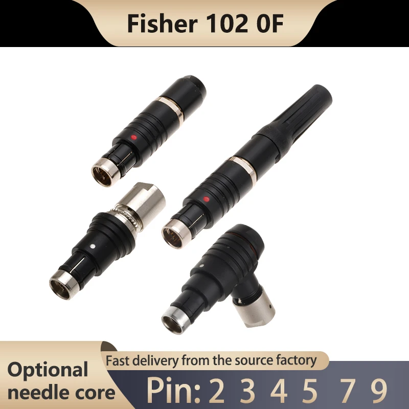 Fischer 102 0F.S.WSO.SS.KE.DE.G8.G1 plug socket Semicircular positioning 2.3.4.5.7.8.9.10.12 pin push-pull self-locking