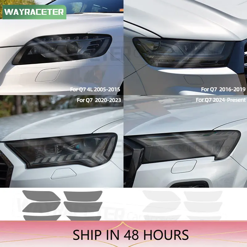 High Quality Protective Sticker for Audi Q7 4L 2008 Exterior Trim Protection Anti-Scratch Trim Sticker Interior Decoration Acces