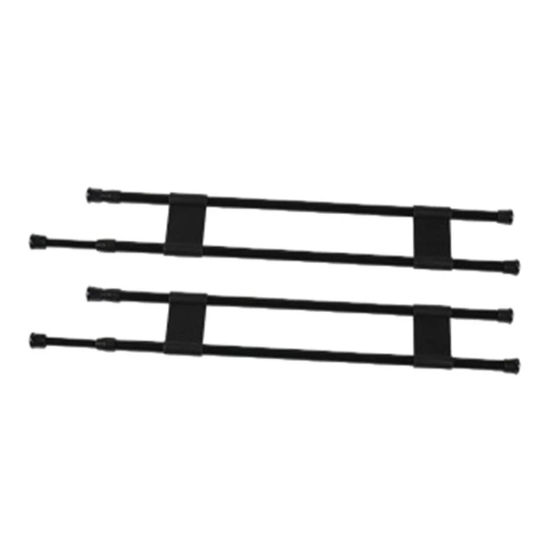 37JE Double Refrigerator Bar Holds Drink in Place Spring Tension Fridge Rod Extends Between 15 and 27 / 19 and 35