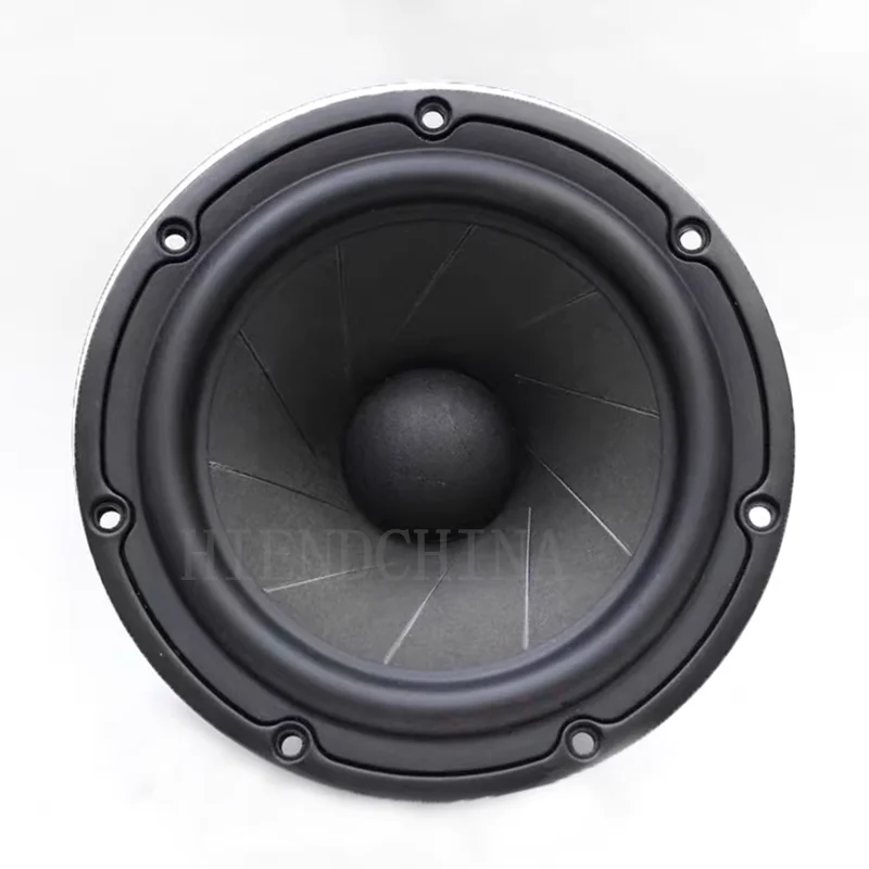 EY-04 6.5-inch Cast Aluminum Basin Frame Coated With Plastic Paper Diagonal Long Stroke Mid-woofer HIFI 5ohm Speaker (1PCS)