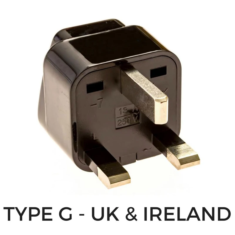 Europäischer Reiseadapter-Stecker-Set, 4er-Pack, Universal-Steckdosenadapter für alle Europa, Typ C E auf Großbritannien, Schweiz, Italien, Deutschland