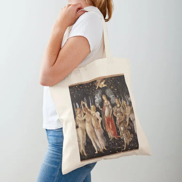 

Botticelli Painting, Primavera Tote Bag supermarket folding bag tote bags men canvas tote bag large size bags