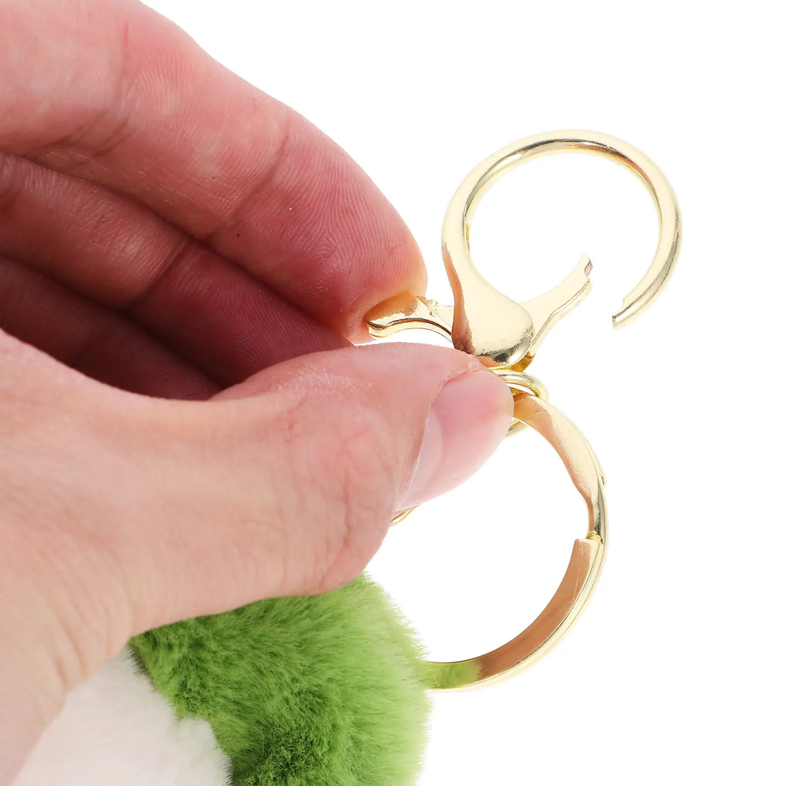 Niedlicher Dinosaurier-Schlüsselanhänger Weiches Plüschtier Anhänger für Tasche Geldbörse Schlüsselring Charm Dinosaurier-Schlüsselanhänger