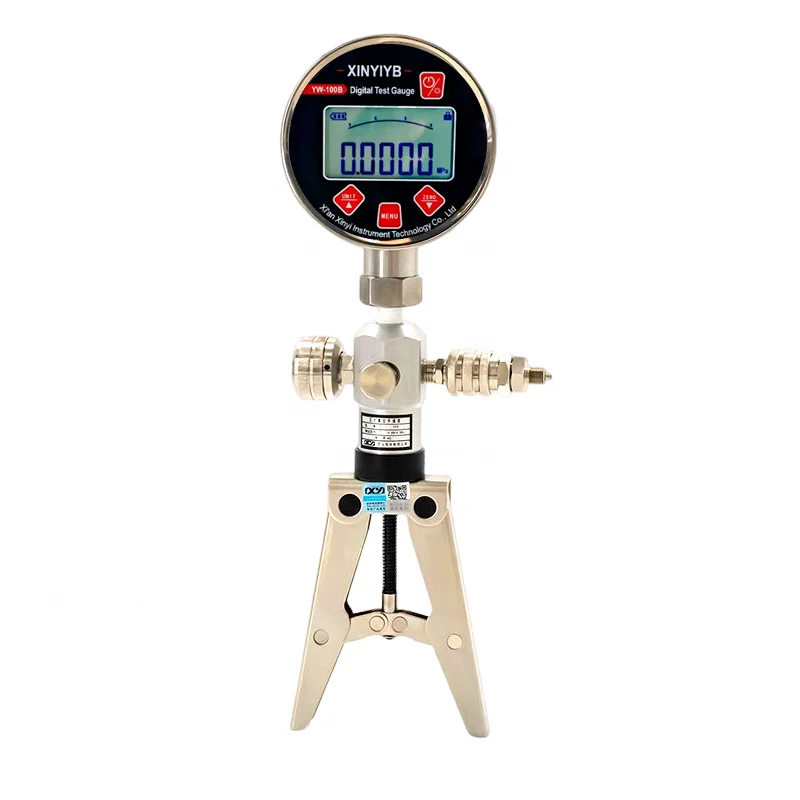 

Pressure Measuring Instrument Stainless Steel Handheld Pneumatic Pressure Calibrator Pump with Pressure Gauge