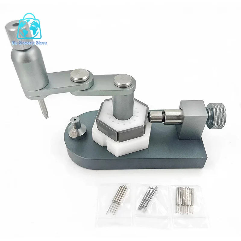 Self-Clamping Multi-Purpose Strap Remover 360° Rotating Watch Band Adjuster Tool