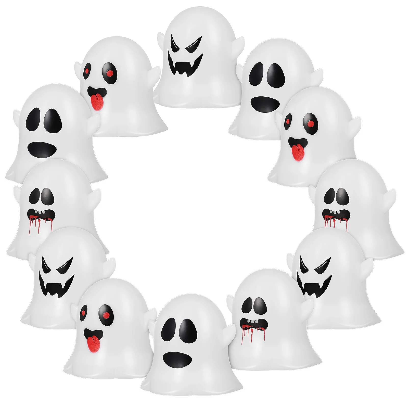 

Halloween Decorations Ghost Lamp Adorable Night Light Decorate Spooky Bulbs Plastic Creative Bedside