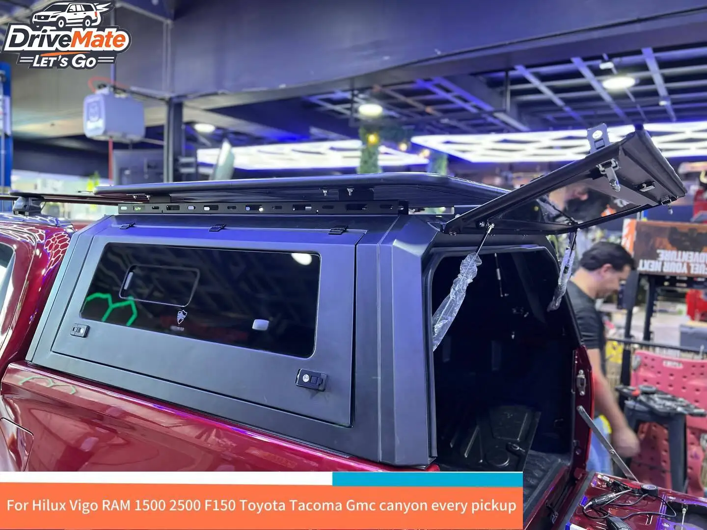 Accesorios directos, dosel de captación de acero, dosel de tapa dura rentable para Mazda BT 50Hilux Vigo RAM 1500 2500 F150