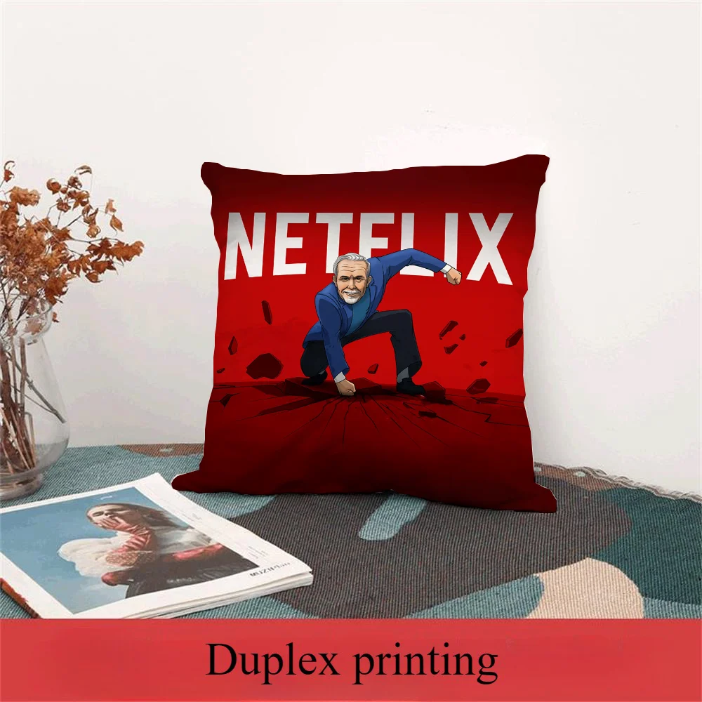 Personalized Gifts Netflix Autumn Decoration Cushion Cover Luxury Living Room Decoration Room Decorating Items Home Decor Items