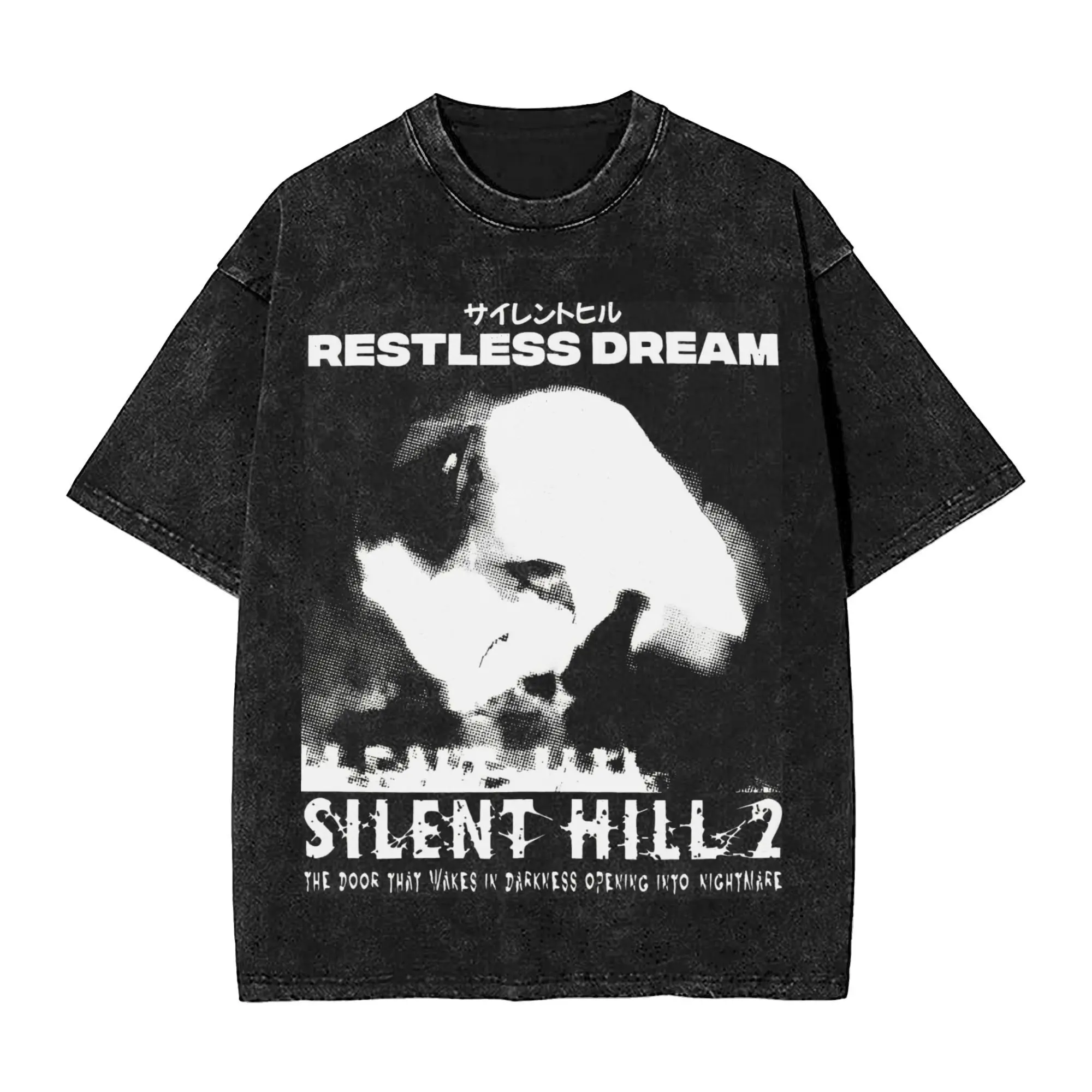 Silent hill 2 Restless dream  Shirt Washed Style For Men Women Pure Cotton Tee Shirts Clothes