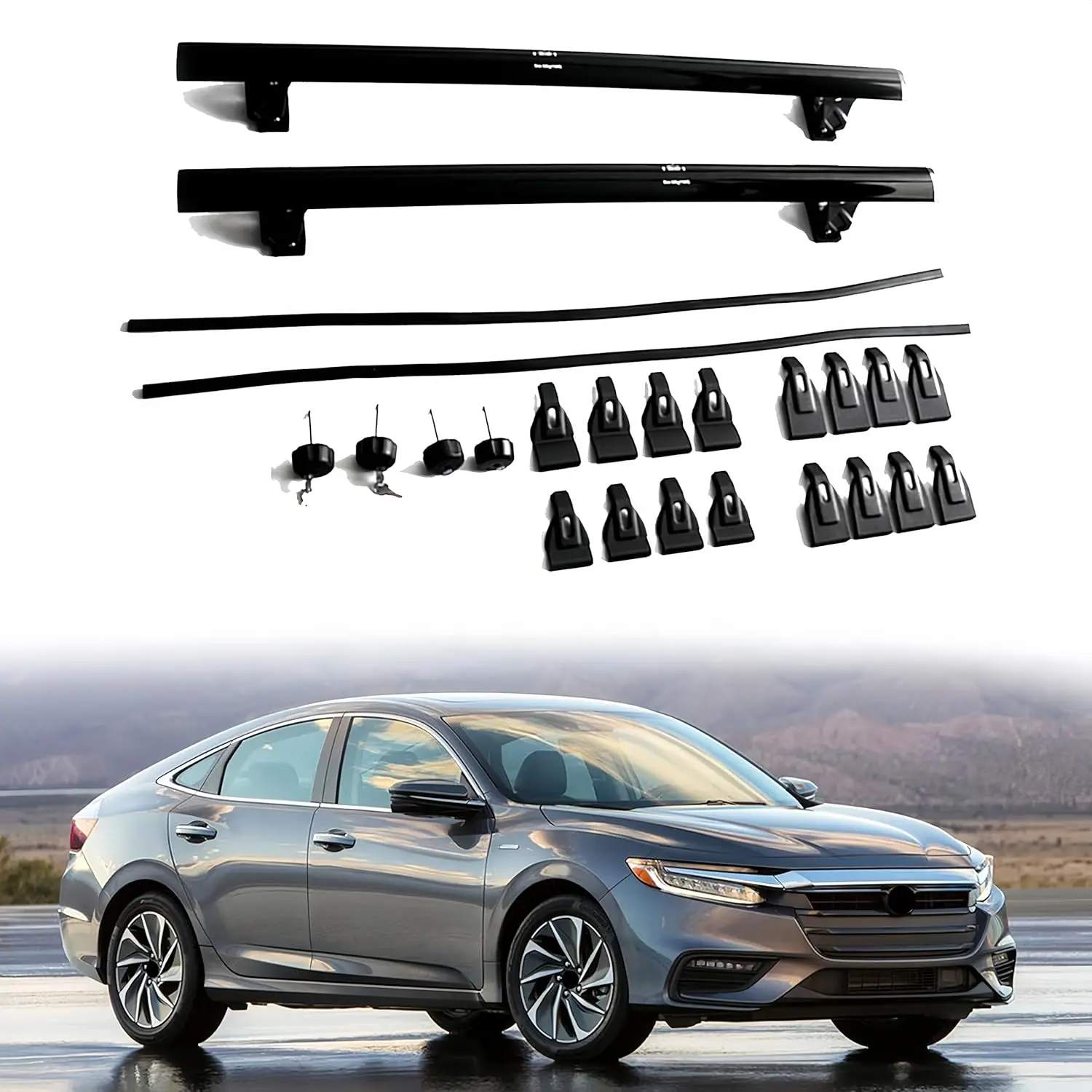 

2 шт. сверхмощный багажник на крышу для Honda Insight ZE4 2019-2025, багажник на крышу, поперечины, перекладина