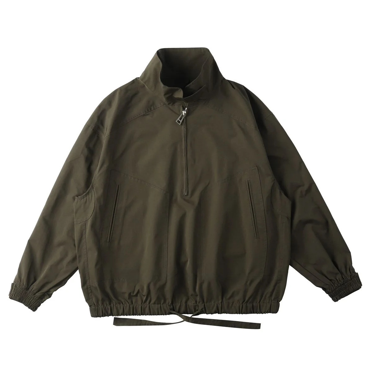 

Retro American Mountain Sle Men's Jaet Casual Outdoor Stand Collar Trendy Brand New Workwear Coat Polyester Fiber Long Sl...