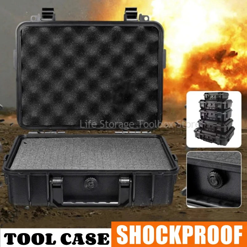 Tool Box Waterproof Hard Carry Tool Case Organizer Hardware Storage Box  Camera Photography Toolbox Safety Equipment Case