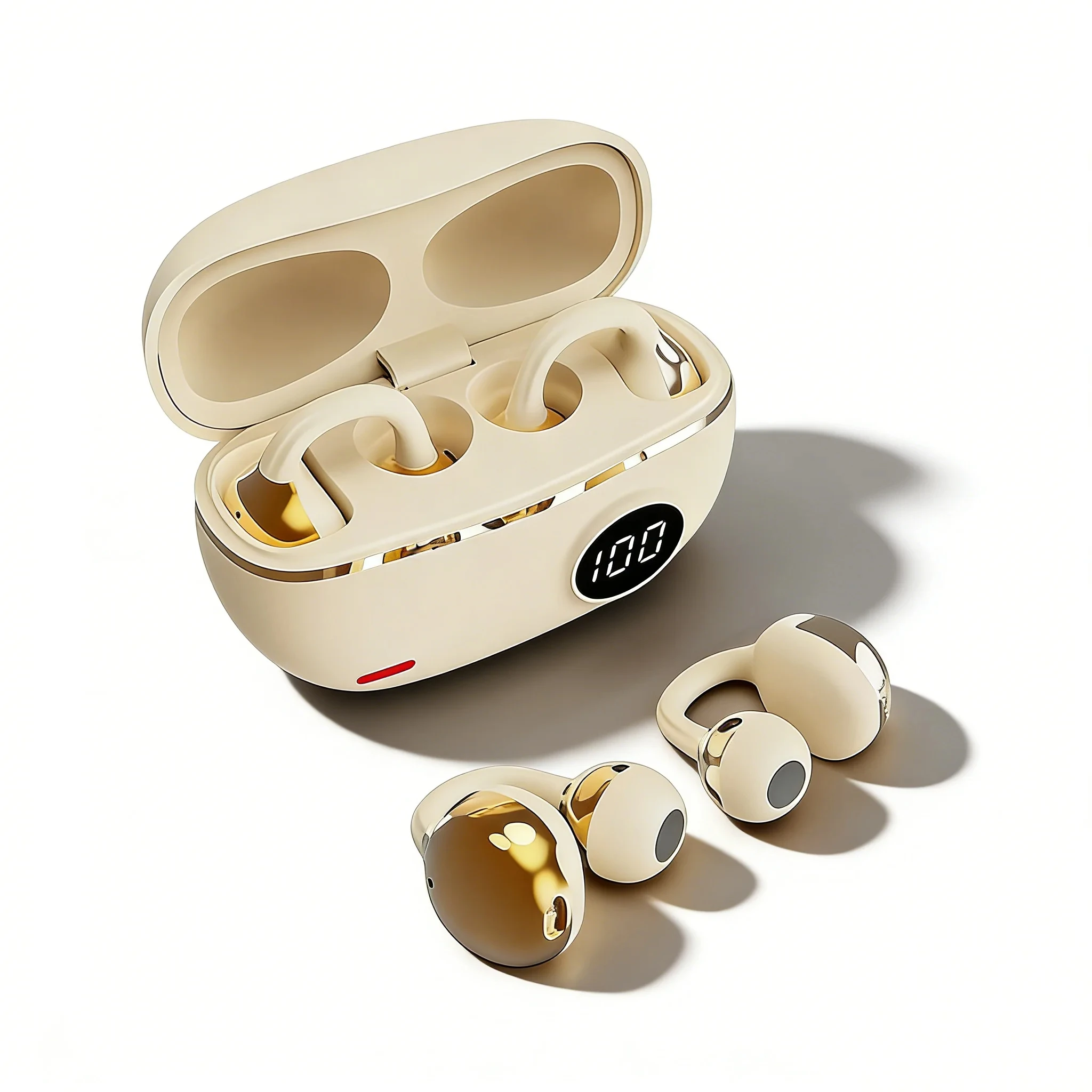 Wireless New Earphones With Digital Display Bluetooth 5.4 New Earbuds Dolby-Level Sound Hi-Fi Audio Dynamic Range With Mic
