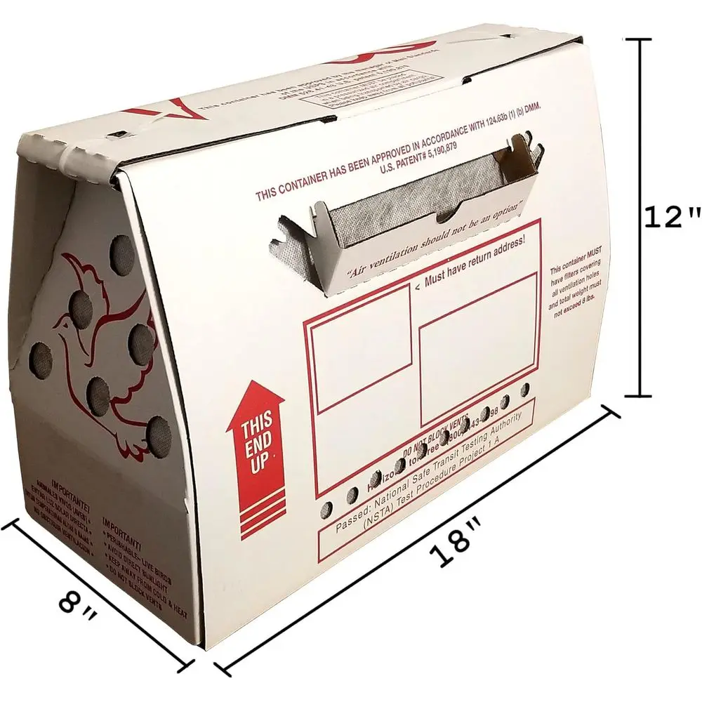 Breathable Triple Pack Live Chicken Transport Boxes