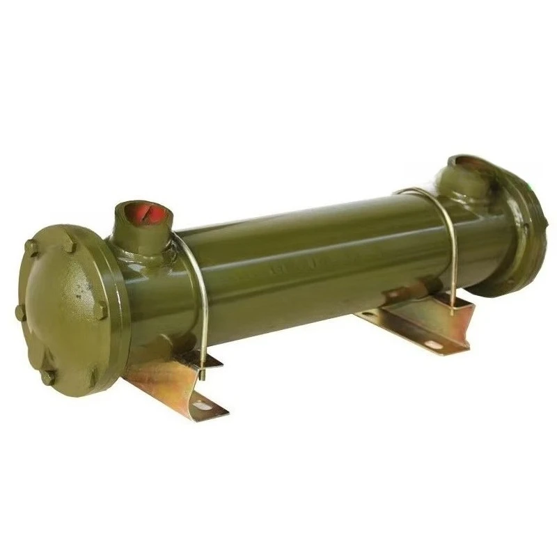 

High-Efficient Copper Water Cooled Shell Tube Condenser Competitive Price Marine Engine Water Heat Exchanger with Core Motor