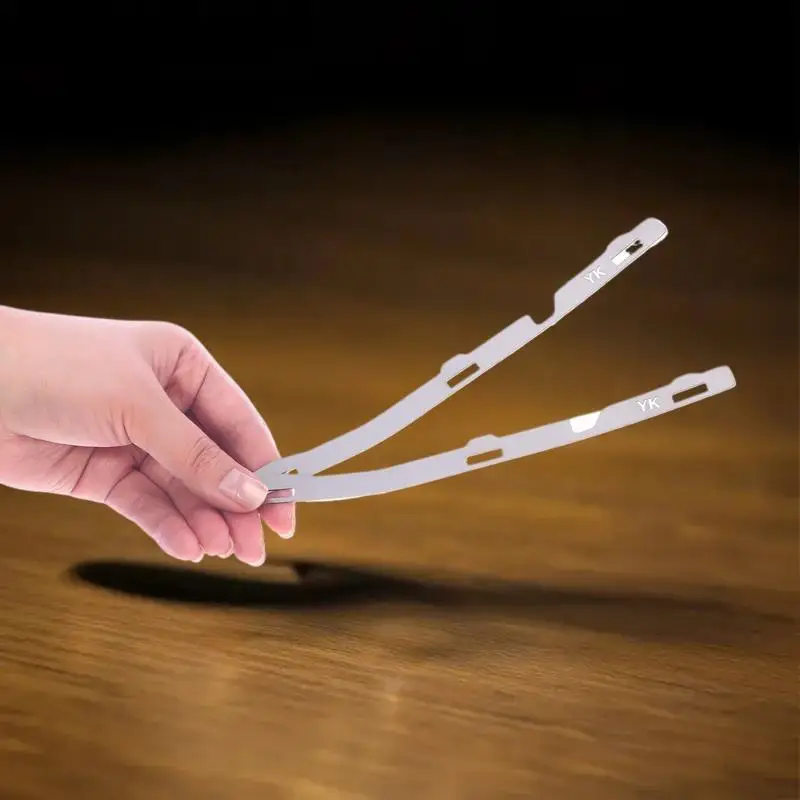 

2 шт. усиленных металлических кронштейнов из нержавеющей стали для ремонта переднего бампера Previa Estima ACR50 2009-2019, металлическая пластина-зажим