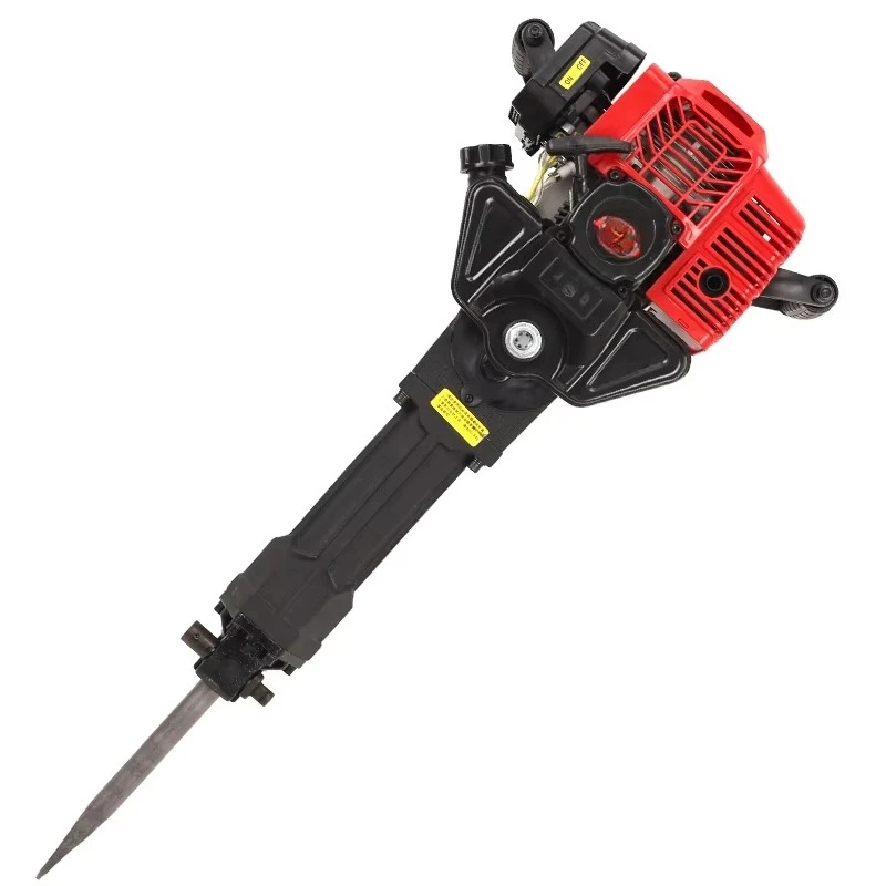 Portable Industrial 1900W 52CC 2-Stroke -Powered High-Power Impact Drill with SDS PLUS Chuck for Demolition
