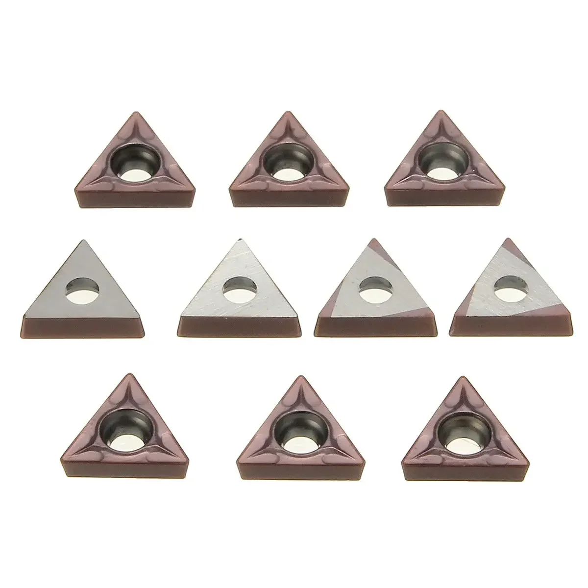 10Pcs TCMT 731 Carbide Inserts C6 Grade 2mm Thickness 10mm Side Length Stainless Steel Cast Iron Steel Cutting High Quality