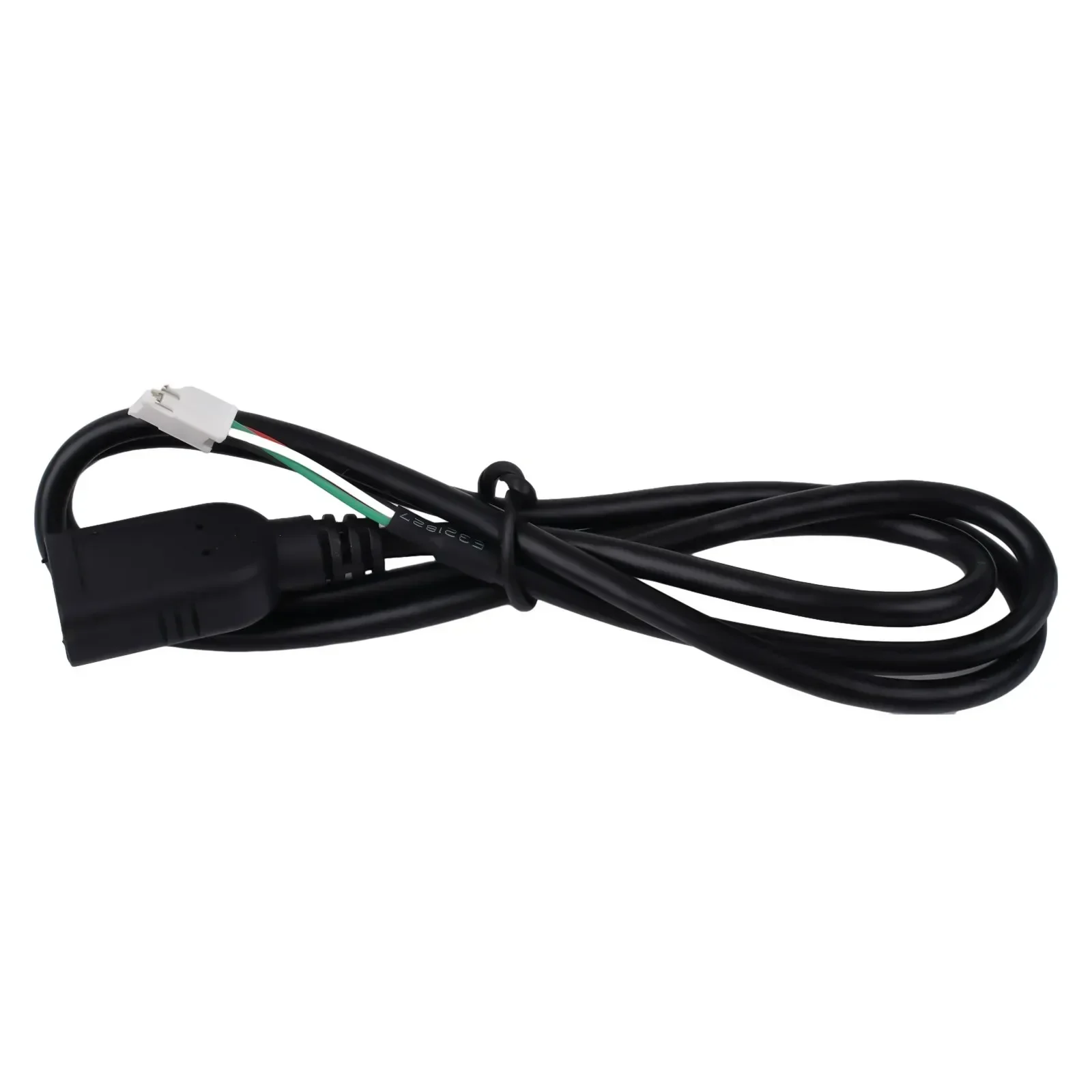 1x conector de Cables USB de 4 pines para coche, adaptador de Cable de extensión ABS para Radio de coche, adaptador de Cable USB estéreo, piezas de montaje directo negras