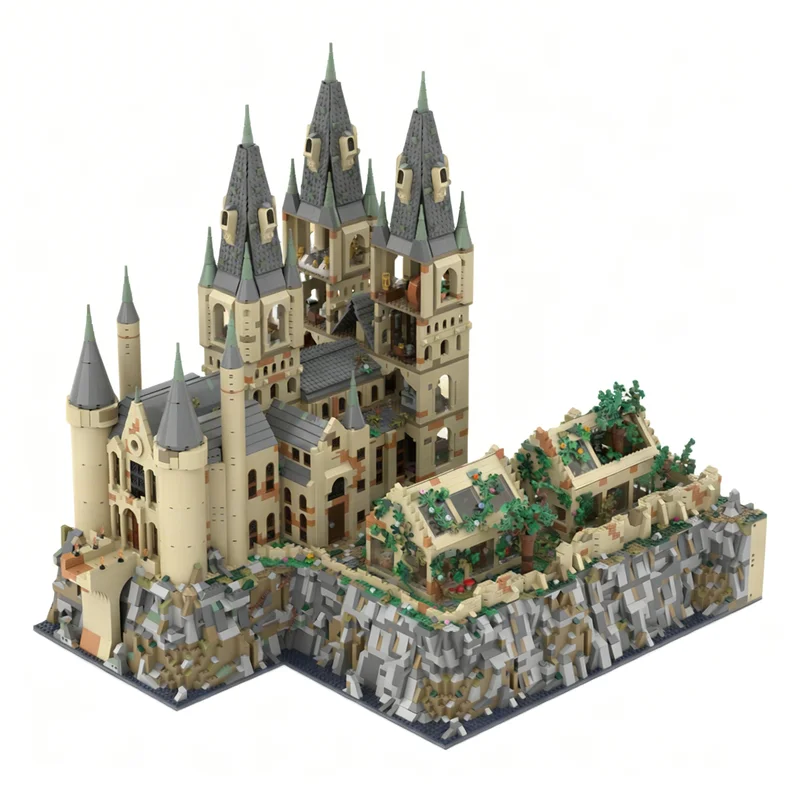 

10211PCS MOC Magic Movie Castle Part 3 Model Building Blocks DIY Creative Assembly Building Blocks Display Gift Collection Set