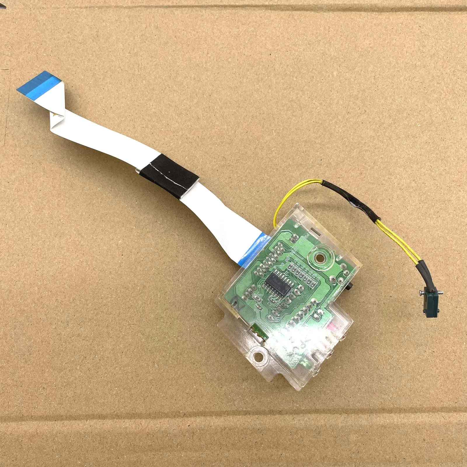 Placa de botão de interruptor com luz indicadora adequada para peças de impressora EPSON L90 TM-T90