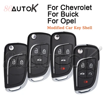 ดัดแปลงรถพับรีโมทกุญแจรถสําหรับ Buick สําหรับ Chevrolet Camaro Cruze Epica Lova สําหรับ Opel Vauxhall Astra Mokka Insignia