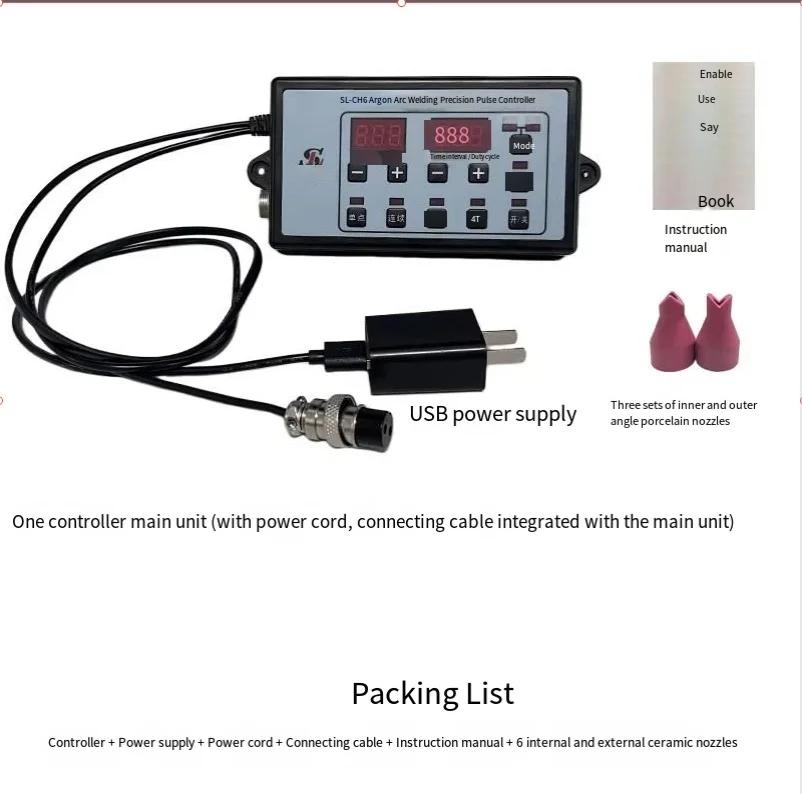 tig溶接機パルスコントローラーを2t-4t機能付き冷間溶接機コントローラーに変換する