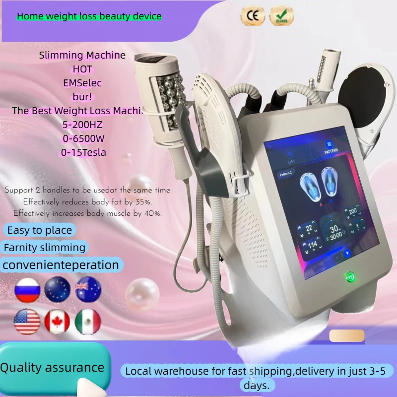 

MYoslim 6500W 15T удаление жира контурная мышечная электрическая стимуляция Ems Body Sculpt для похудения мусульманские наборы машина