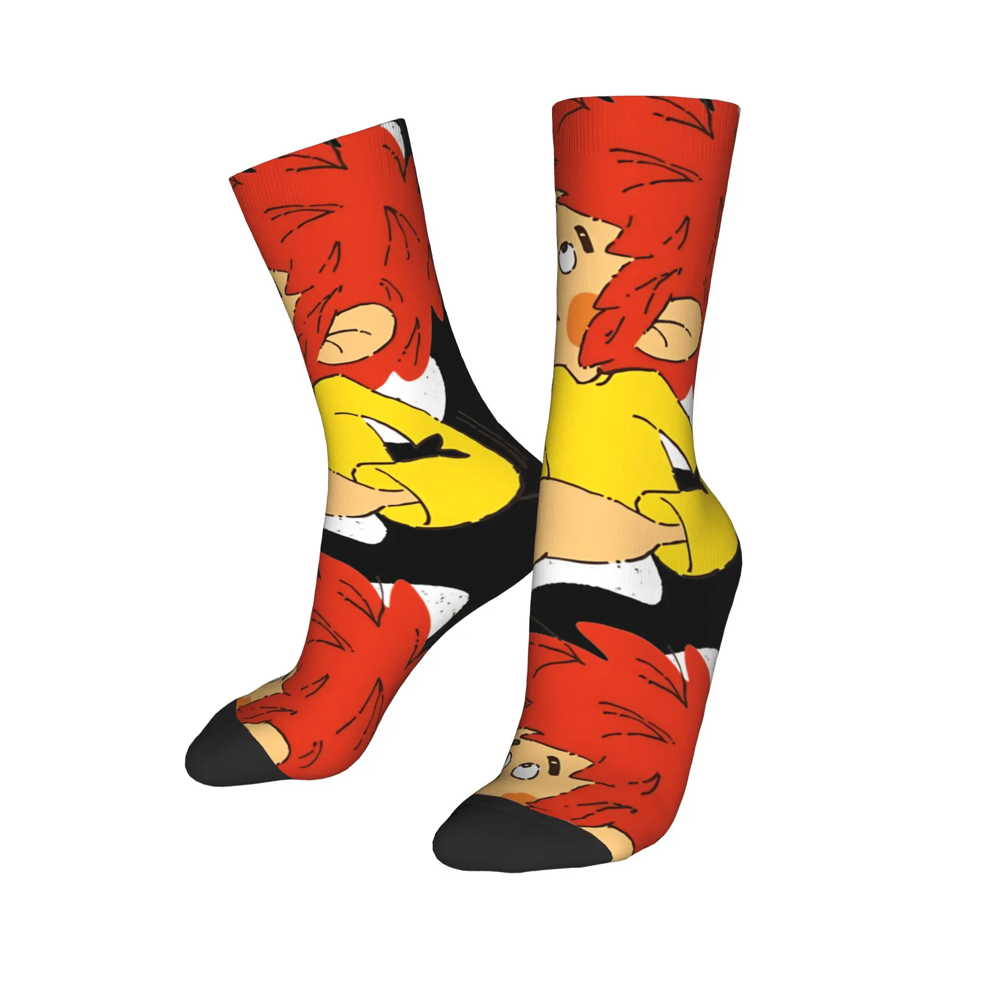 

Pumuckl Denken Socks Men's Women's Polyester Fashion Socks Harajuku Spring Summer Autumn Winter Middle Tube Socks Gift