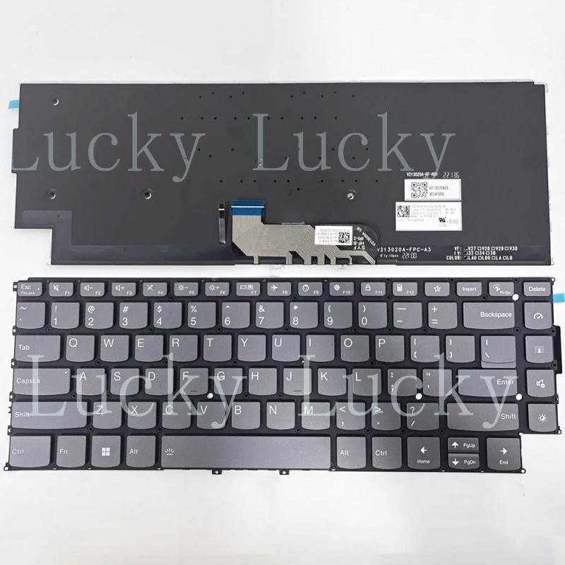 

f New for Lenovo Yoga 9 14IAP7 14IRP8 Yoga 9i 14IAP7 14IRP8 Laptop US Keyboard Backlit