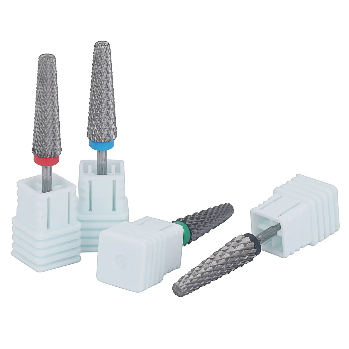 24MM Extra Long 5 in 1 punte da trapano in carburo di tungsteno per Gel per unghie rimuovi la macchina per Manicure elettrica fresa per unghie