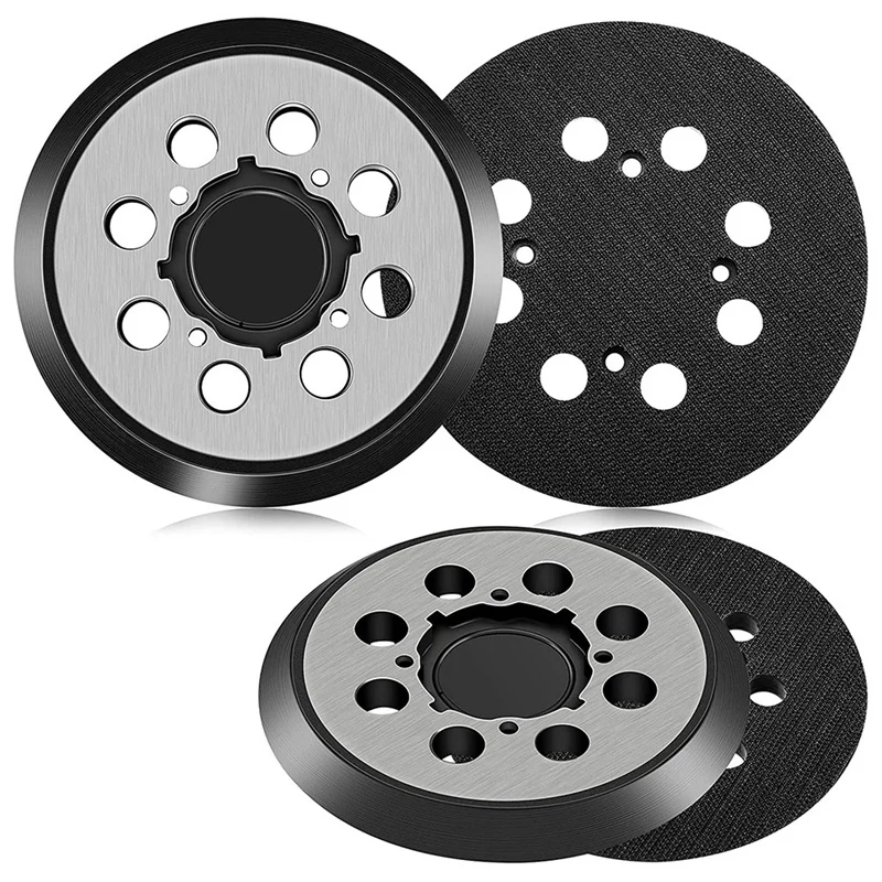 

4 Packs 5 Inch 8 Hole Hook And Loop Replacement Sanding Pad Orbital Sander Pad Sander Backing Pad For DWE6423