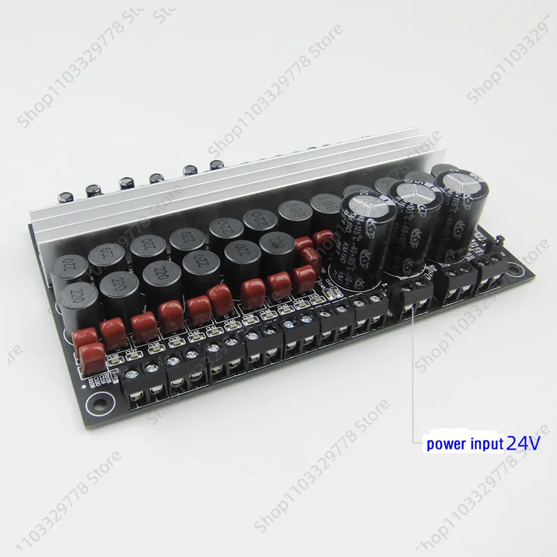 7.2‑Channel TPA3116 Digital Power Amplifier Board DC24V 7.1 Surround Amp Module With Two Bass Output DIY Audio Equipment